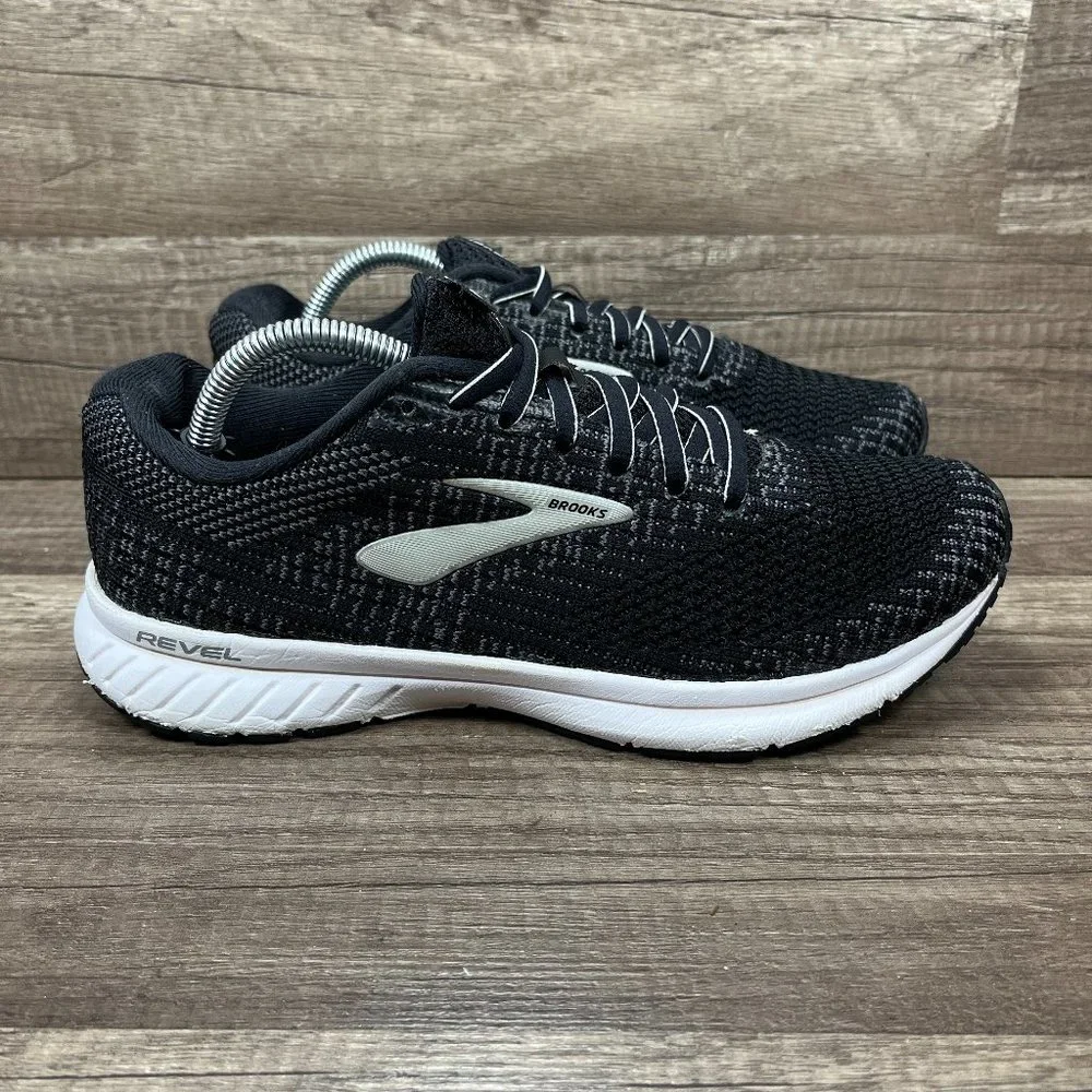 Brooks Revel 3 Black Womens US Size 8 EUR 39 1203021B012 Running Shoes